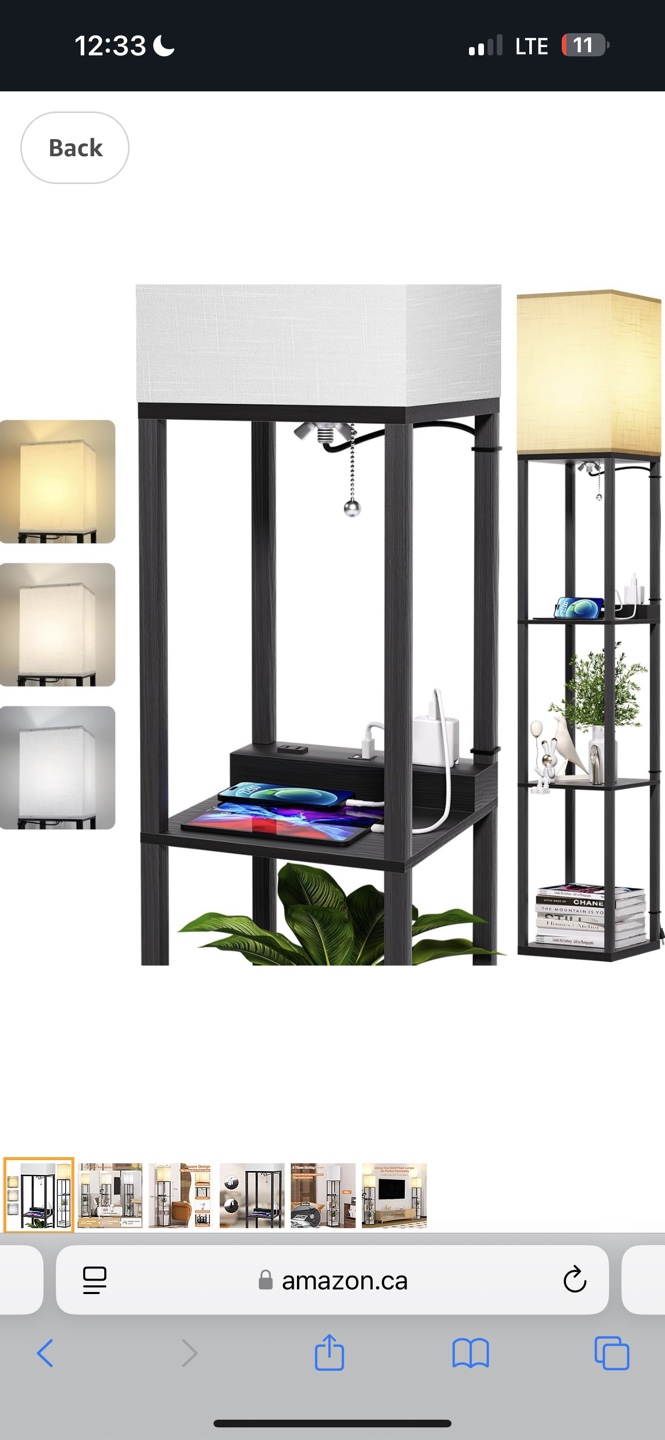 Floor Lamp with Shelves 💯BRANDNEW - photo 2