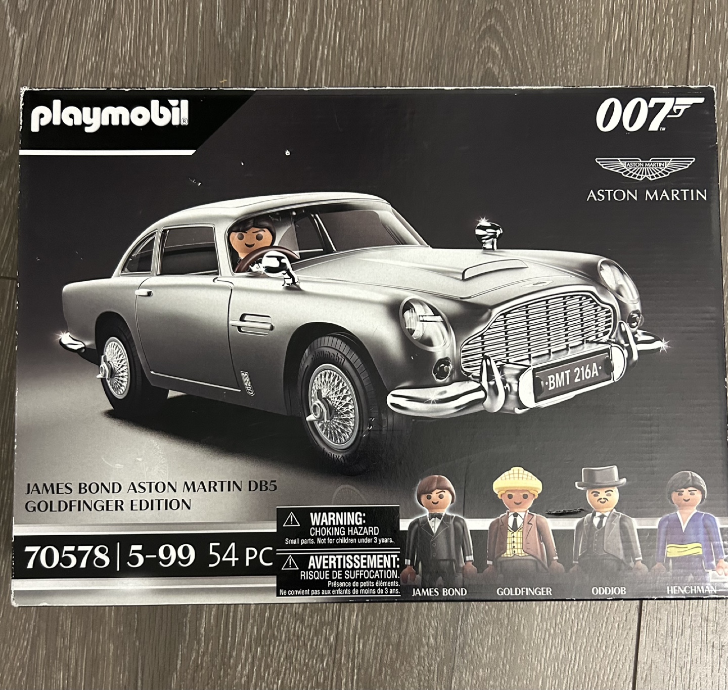 Playmobil James Bond Aston Martin DB5 Goldfinger Edition 70578