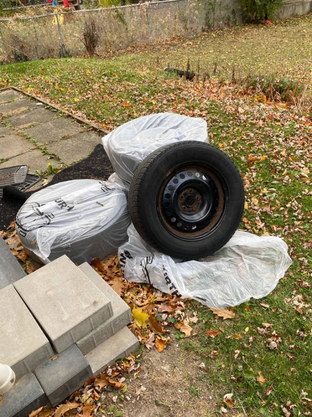 Set of 4 Winter Tires & Rims image indicator(4)