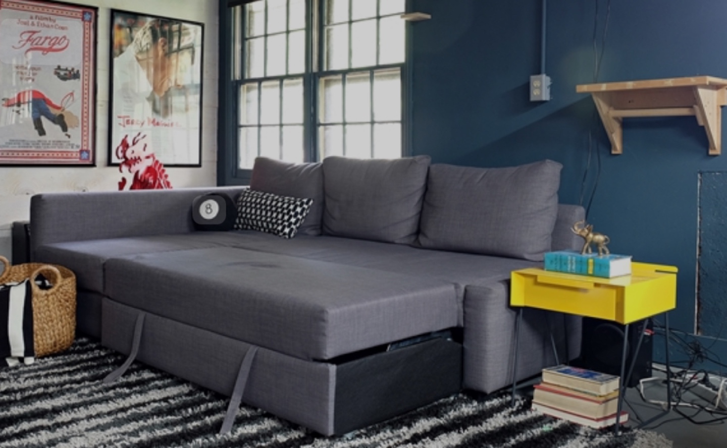 IKEA FRIHETEN Sofa-Bed with Storage