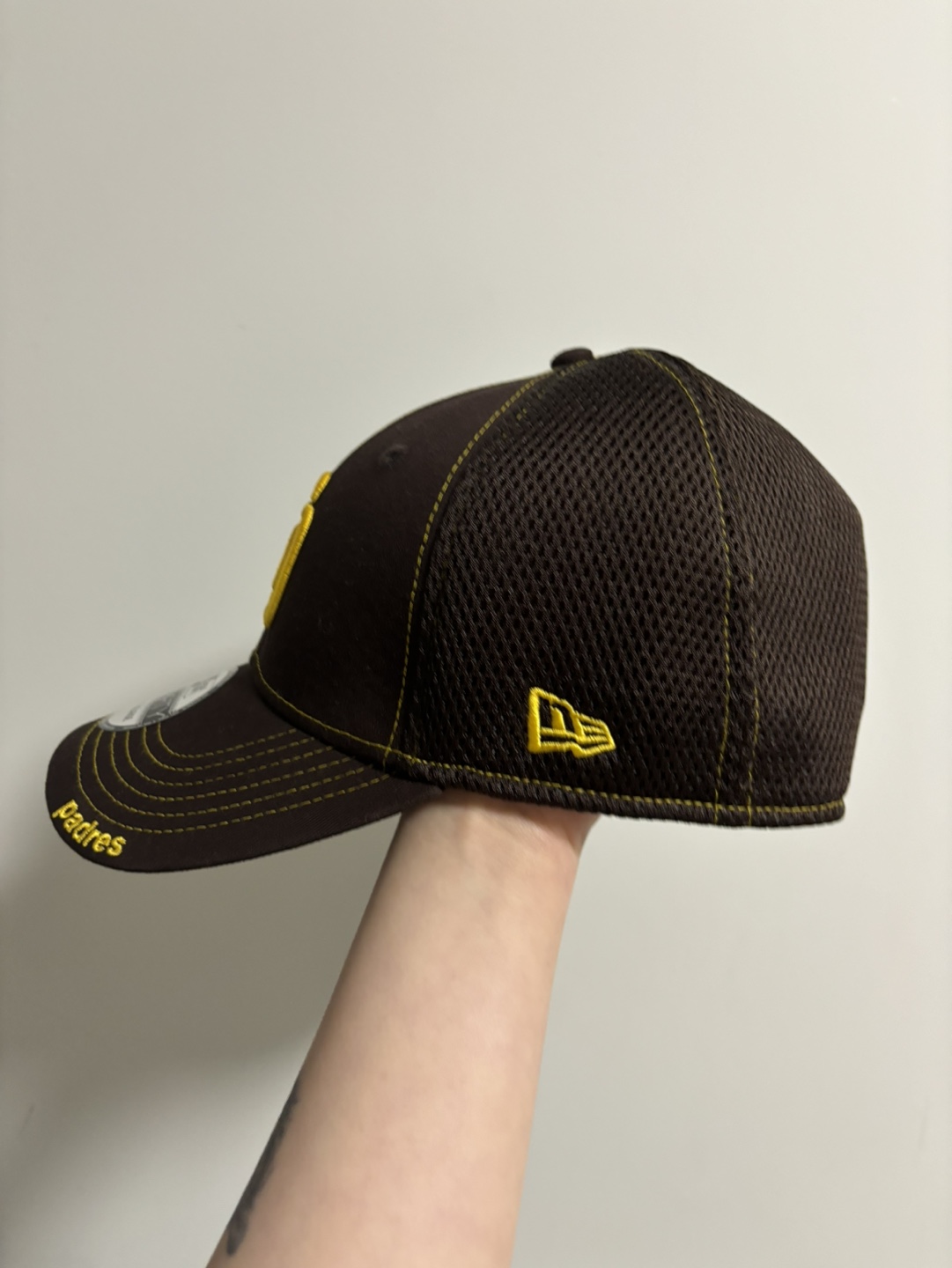 New Era San Diego Padres Brown & Yellow 39Thirty Hat - photo 2