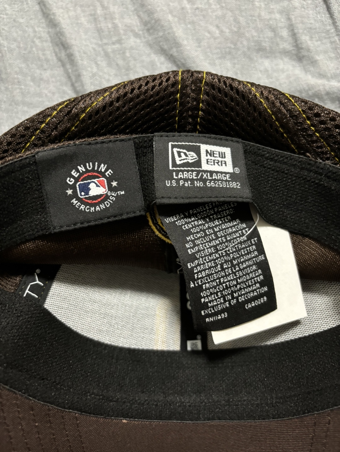 New Era San Diego Padres Brown & Yellow 39Thirty Hat - photo 4