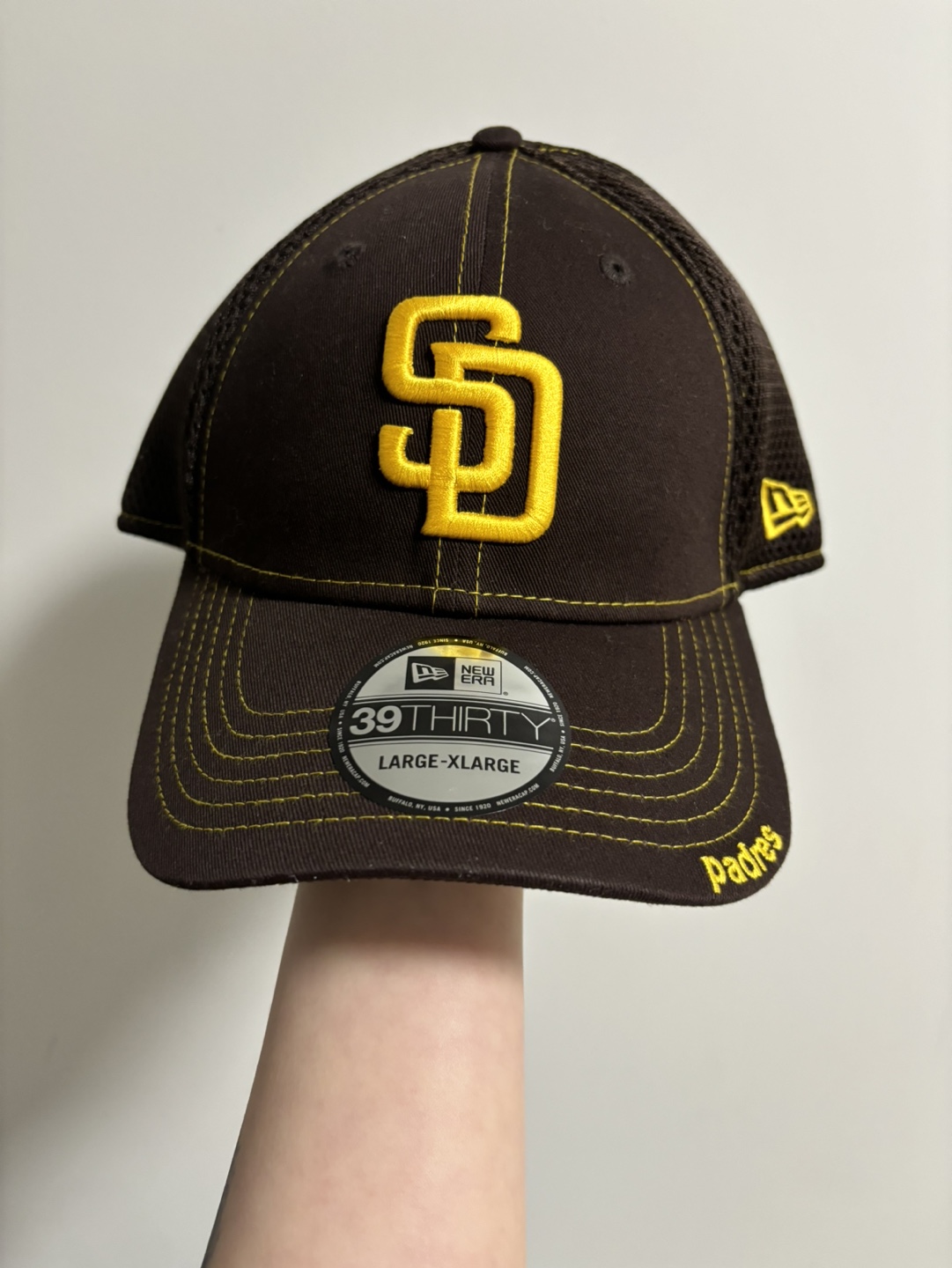 New Era San Diego Padres Brown & Yellow 39Thirty Hat
