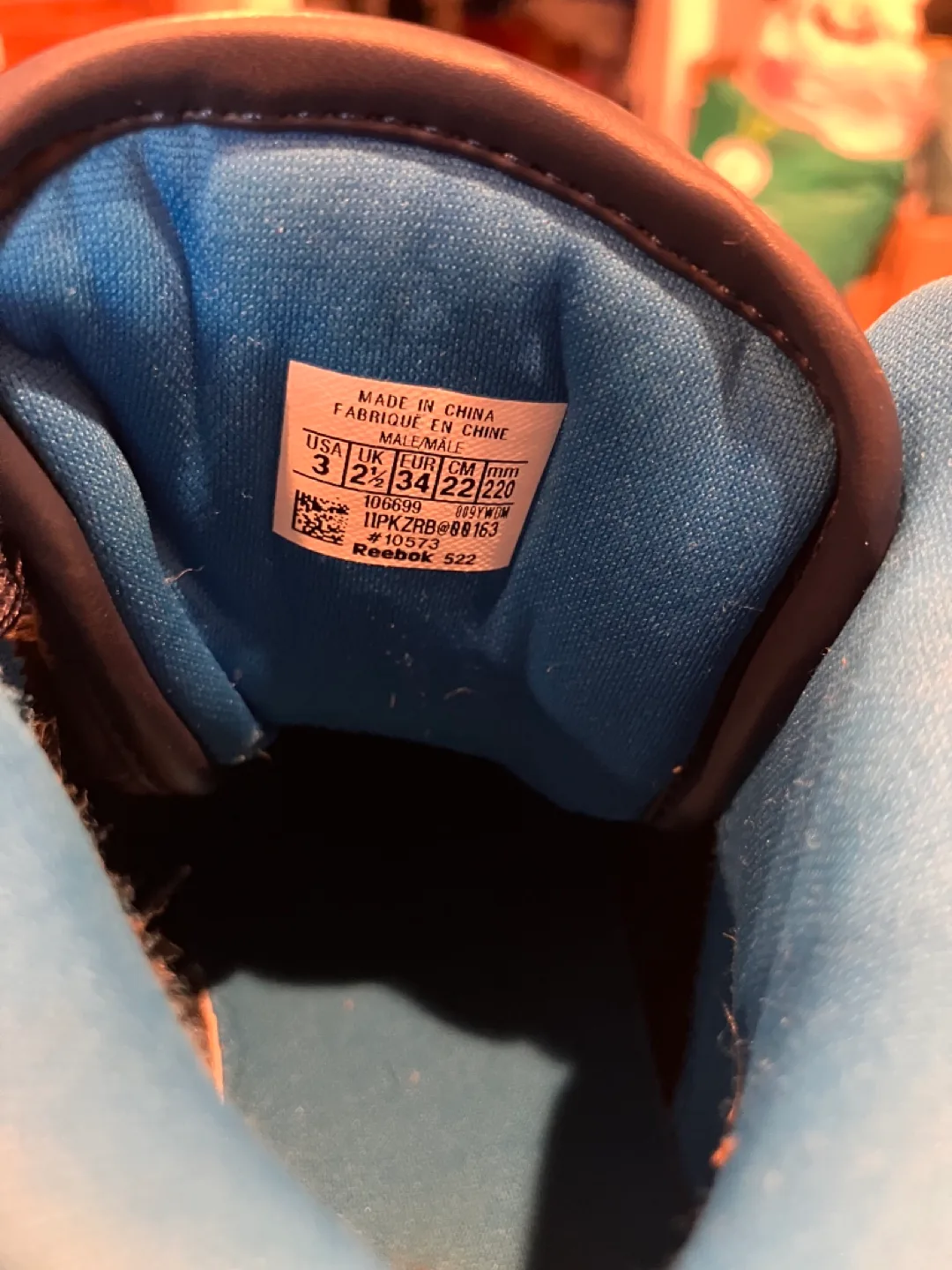 Reebok Kids Blue and White High Top Sneakers image indicator(8)