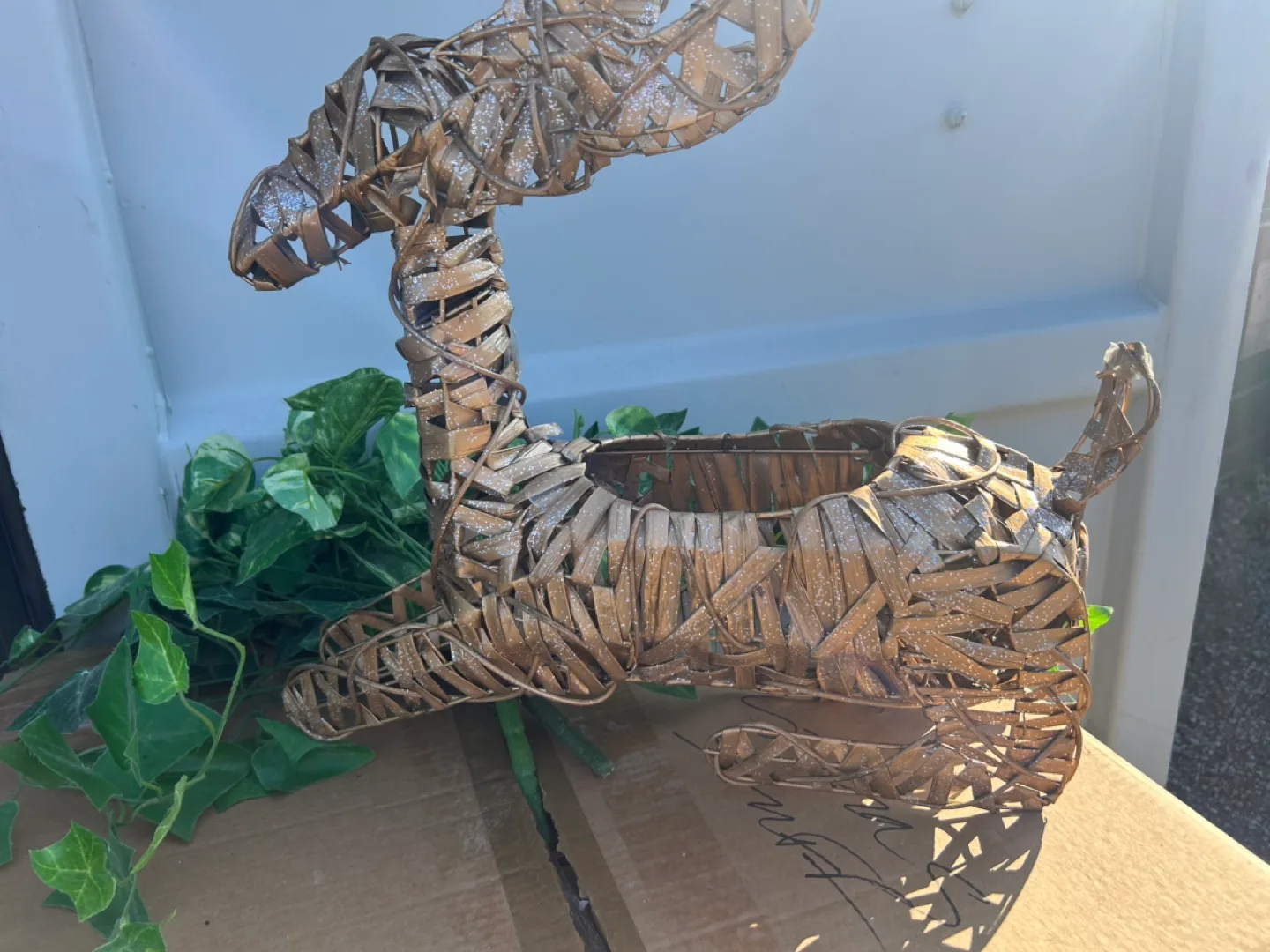 Gold Reindeer Christmas Decoration image indicator(2)