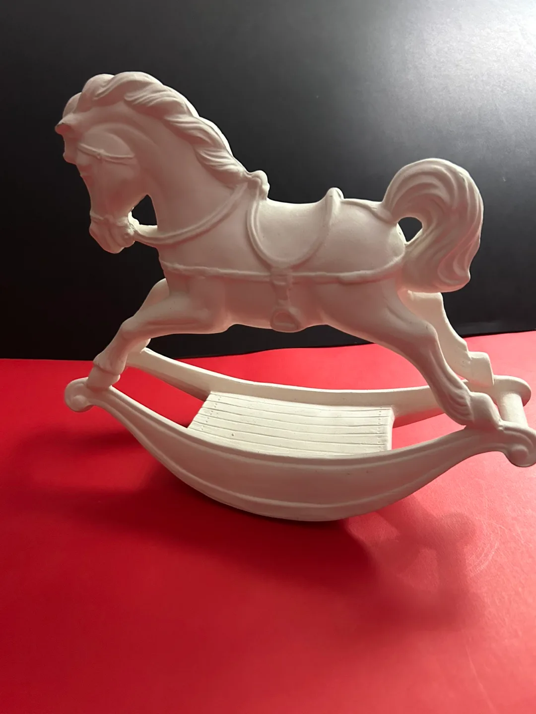 White Rocking Horse Figurine image indicator(3)