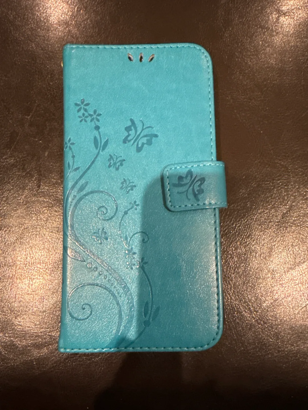 Blue Floral iPhone X Case thumbnail