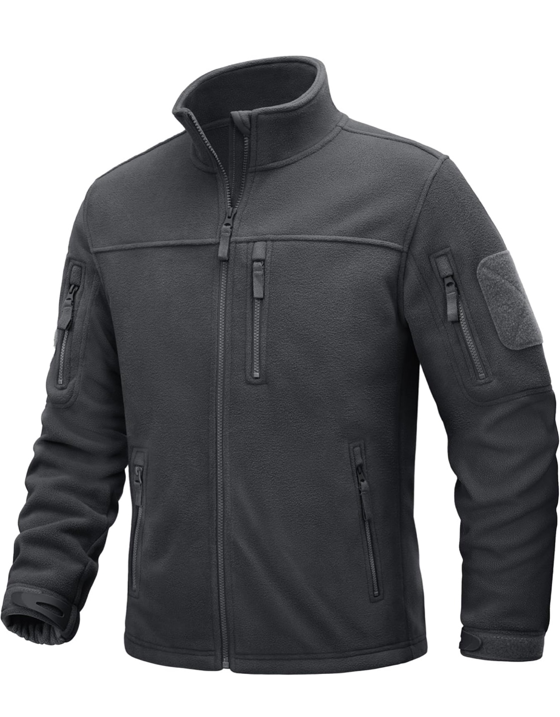 NEW! TACVASEN Tactical Full Zip Fleece Hiking Hunting Jacket