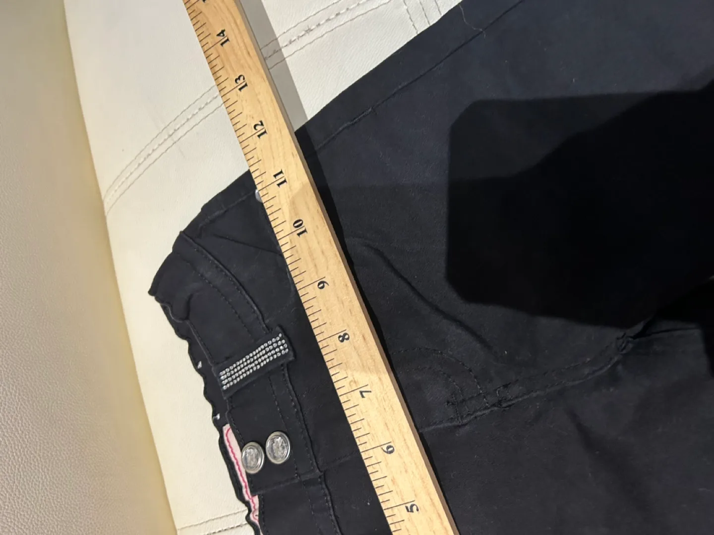 Lil' Luv Girls  Black Jeans Size 6X image indicator(7)