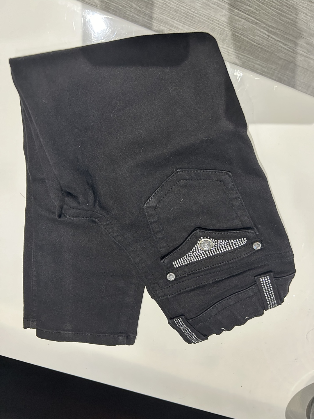 Lil' Luv Girls  Black Jeans Size 6X