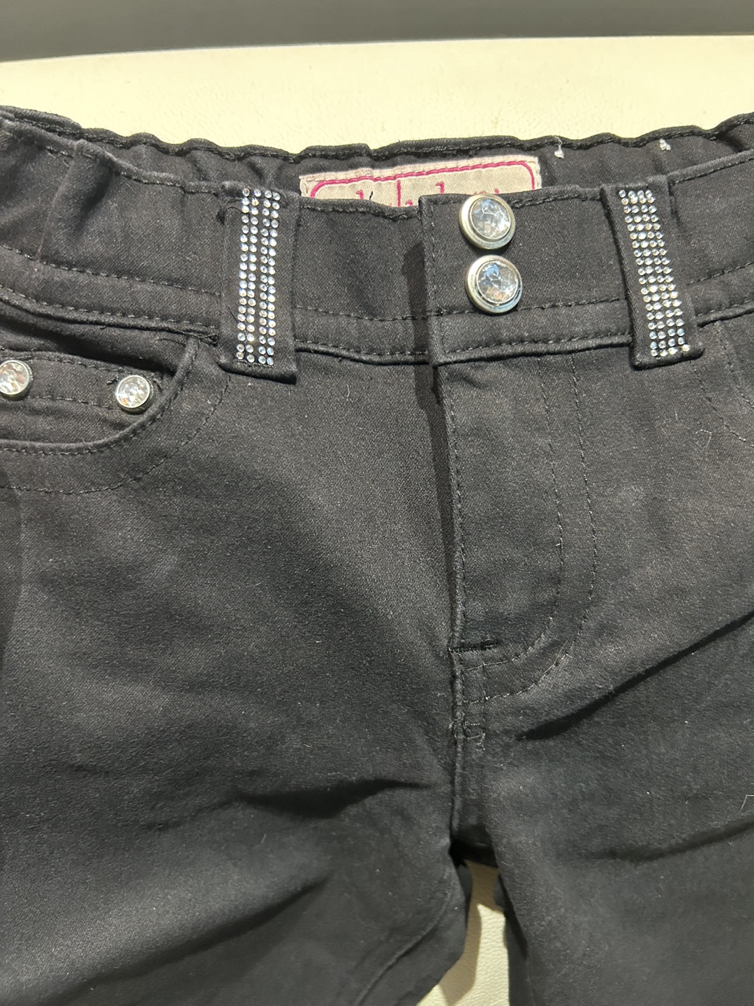 Lil' Luv Girls  Black Jeans Size 6X - photo 5