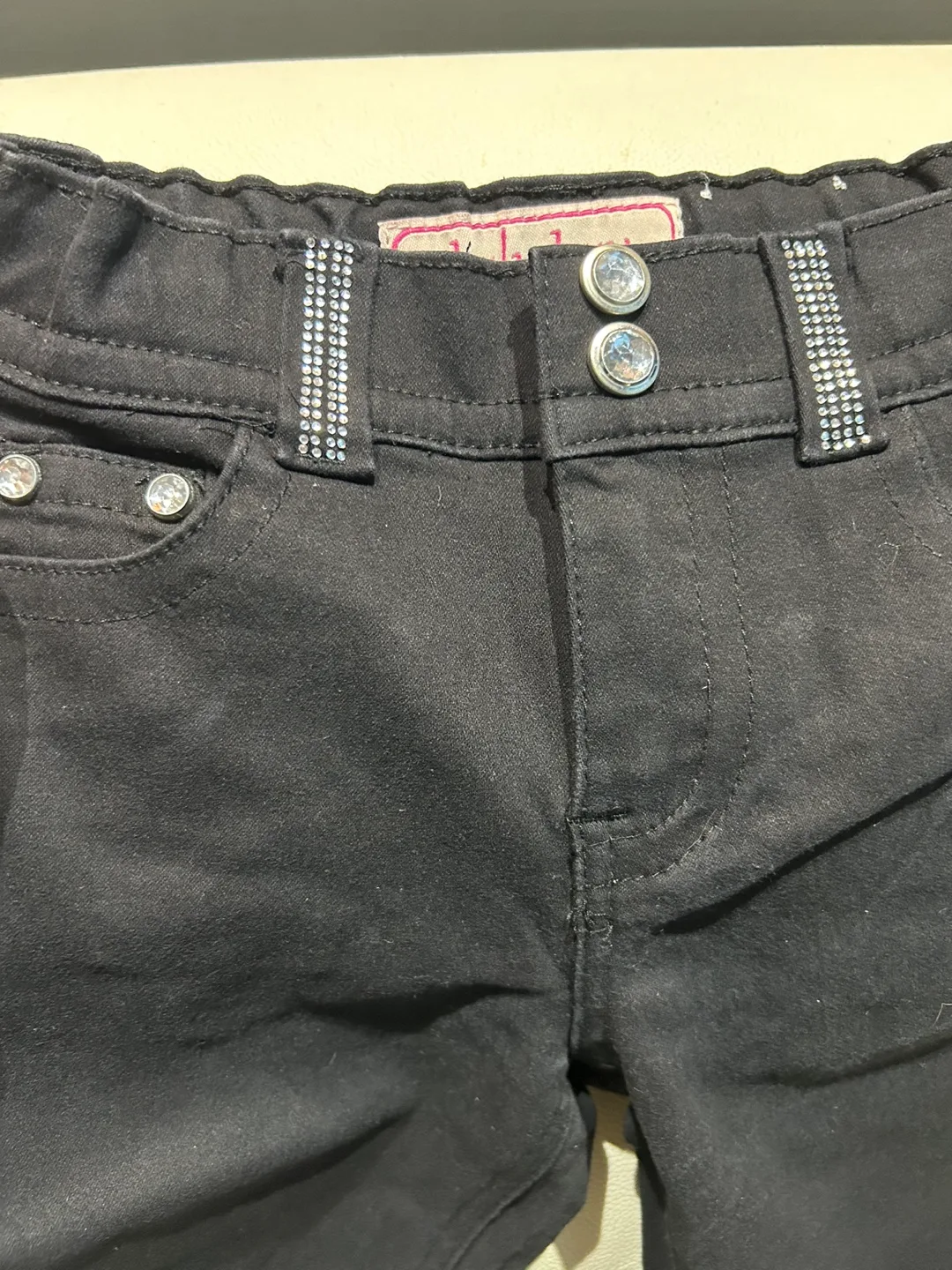 Lil' Luv Girls  Black Jeans Size 6X image indicator(5)