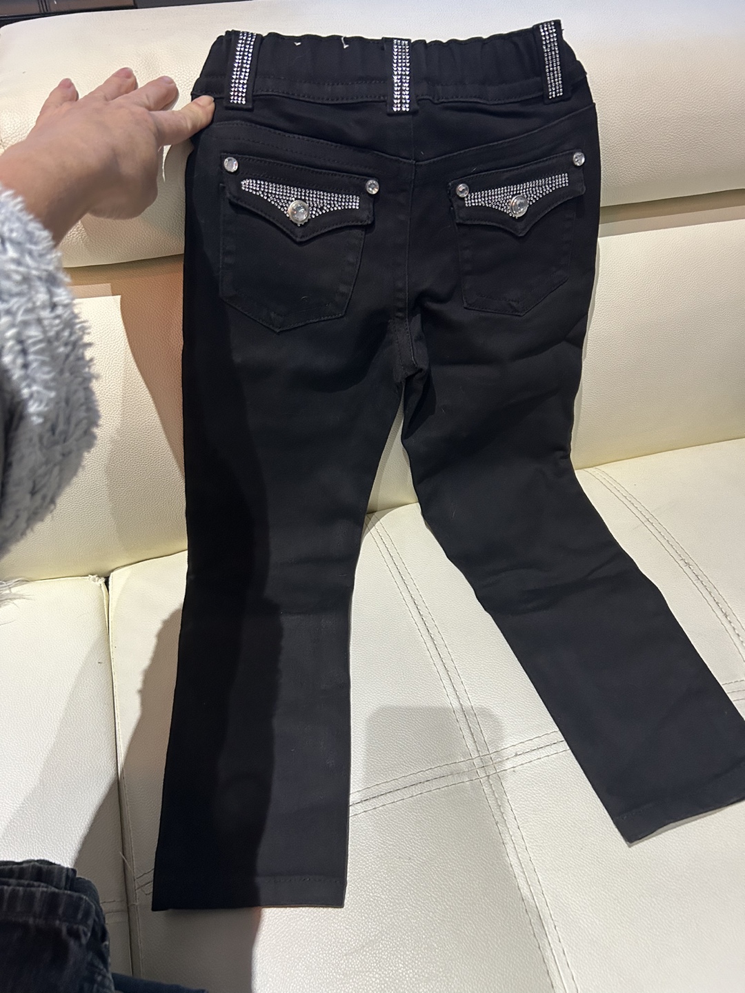 Lil' Luv Girls  Black Jeans Size 6X - photo 3