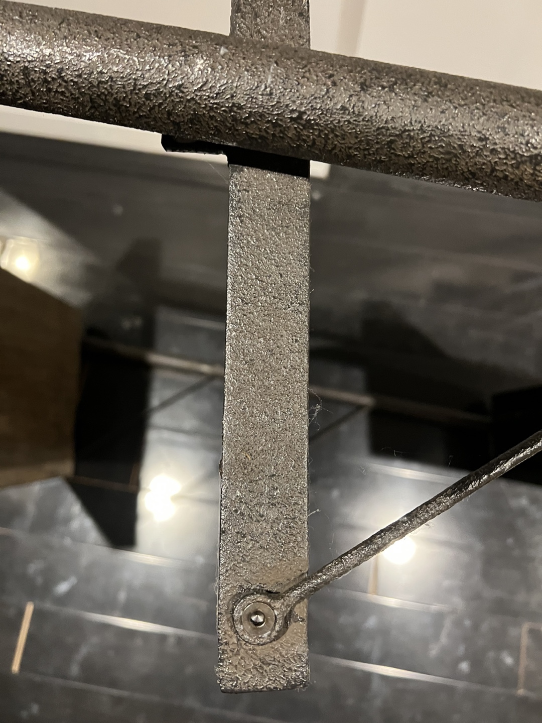 Restoration Hardware Reclaimed Elm & Iron Leaner Shelving - photo 4