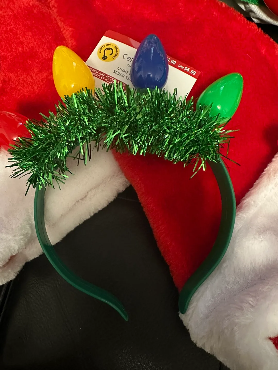Christmas Elf and Santa hats and headbands image indicator(2)