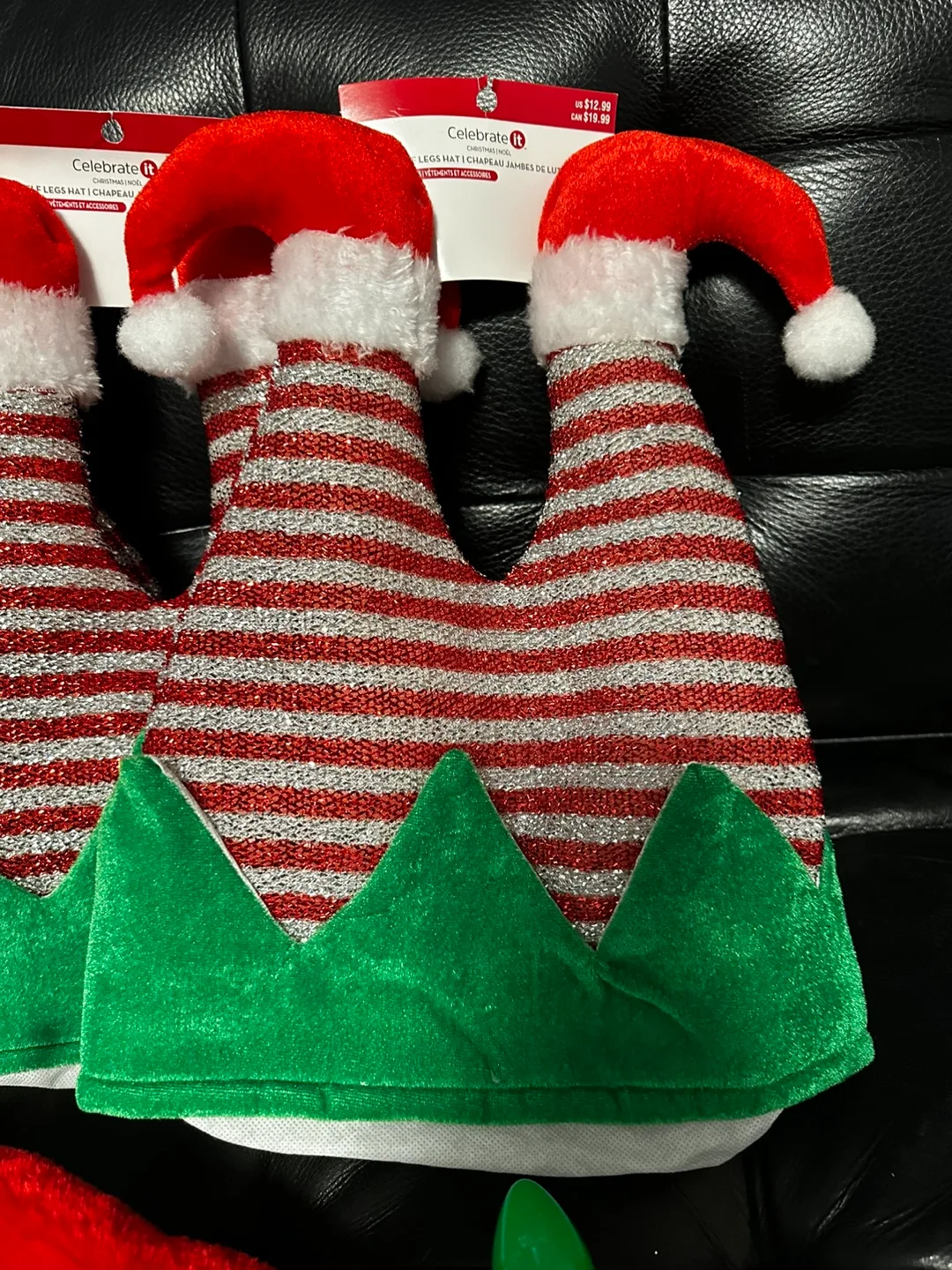 Christmas Elf and Santa hats and headbands image indicator(3)