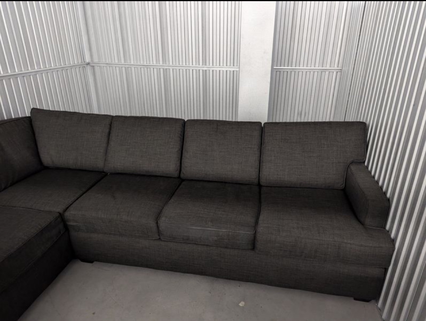 Grey Sectional Sofa - photo 2