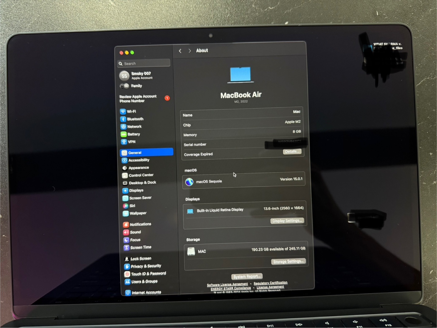 MacBook Air M2 - Space Grey - photo 3