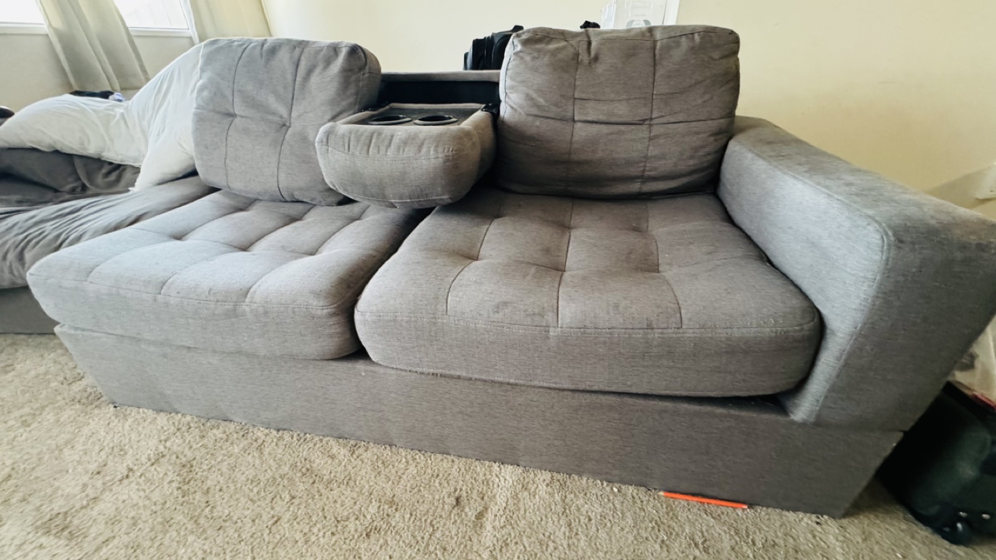 Grey Sectional Sofa - photo 2