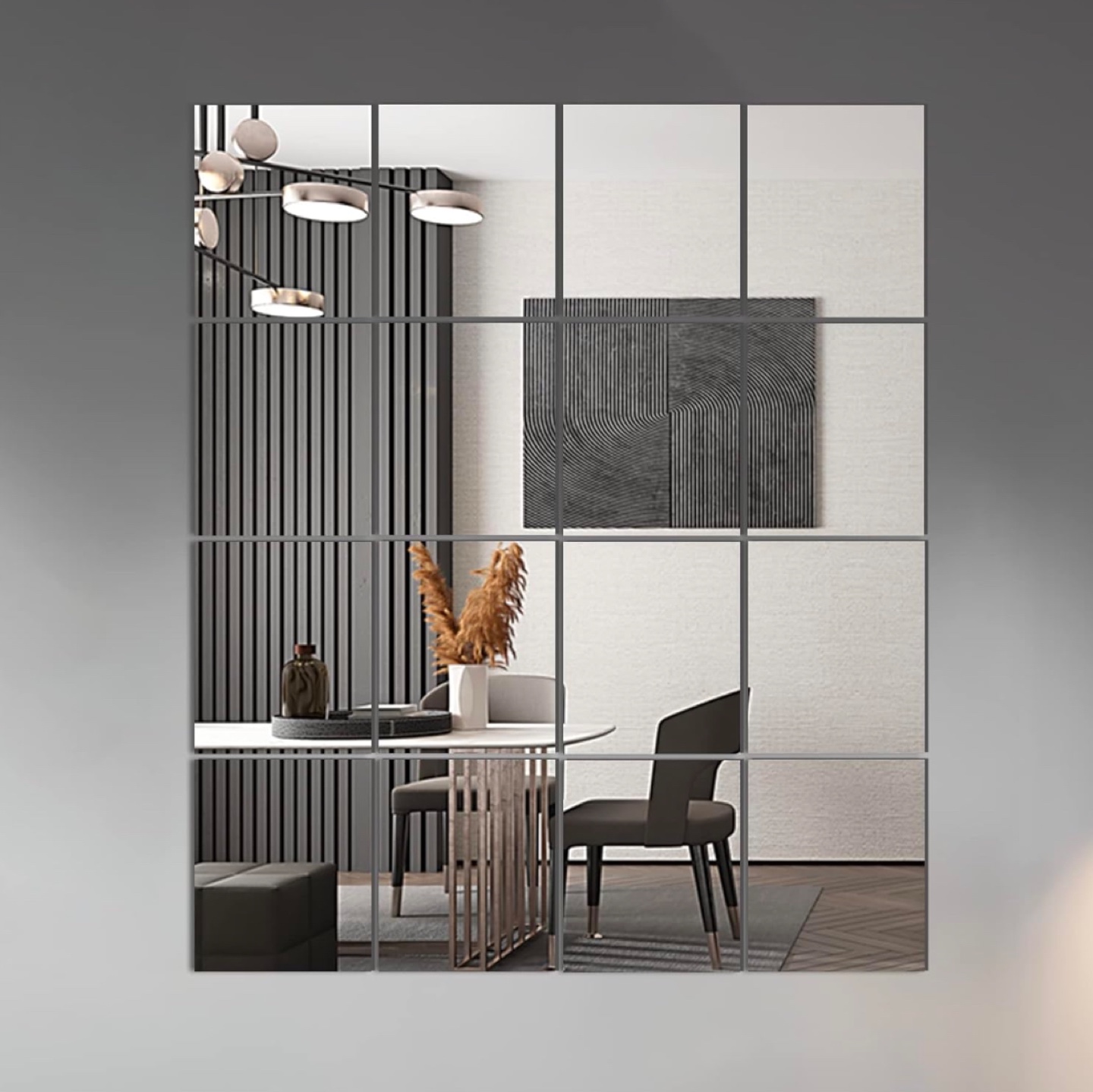 Large Wall Mirror Tiles For Home Gym (16 PCS) - photo 2