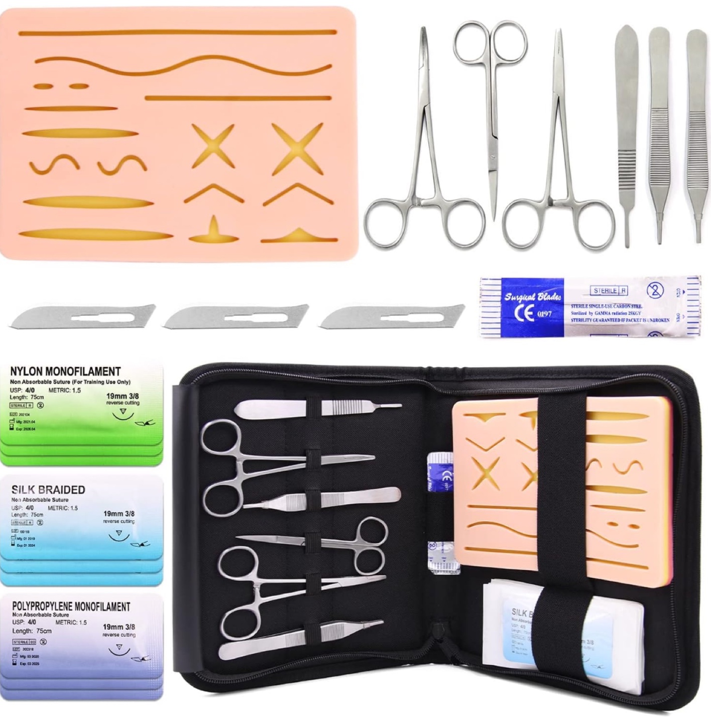 WELLISH Suture Practice Kit