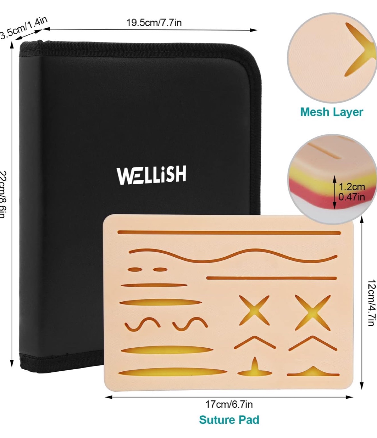 WELLISH Suture Practice Kit - photo 2