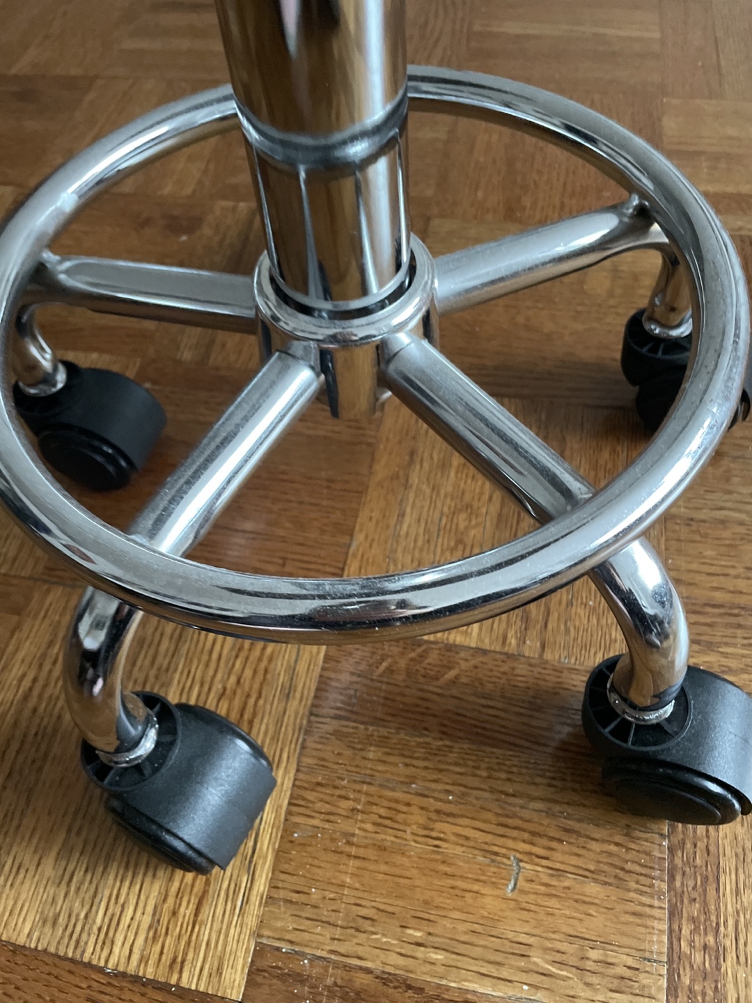 Gray Rolling Drafting Chair- sell till 8pm today - photo 4