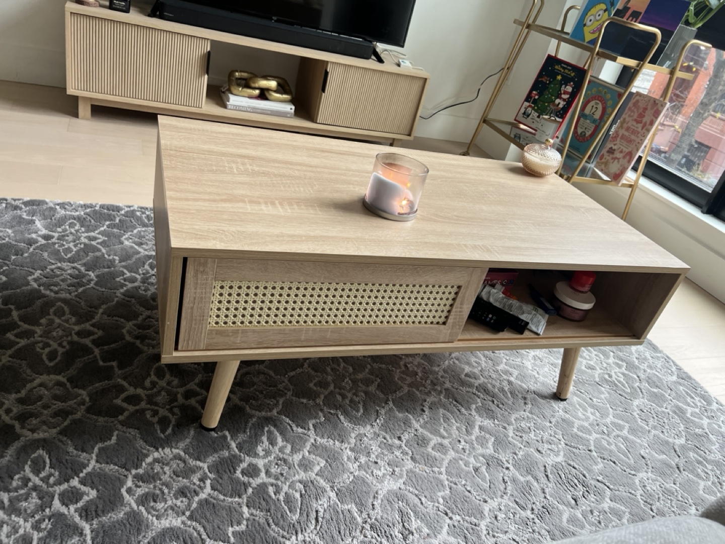 Coffee table in box