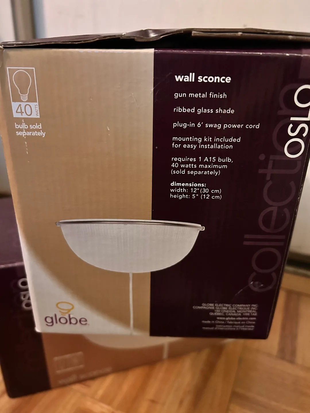 Globe Electric Oslo Wall Sconce image indicator(2)