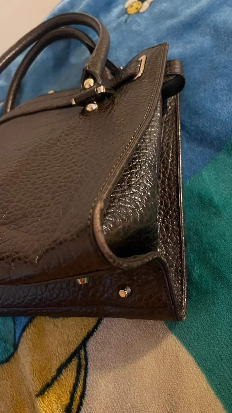 DKNY Brown Leather Handbag for SALE image indicator(5)