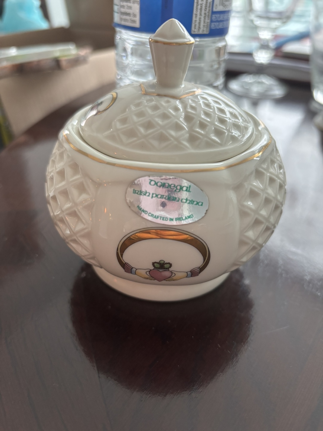 Donegal Irish Porcelain China dish with lid.