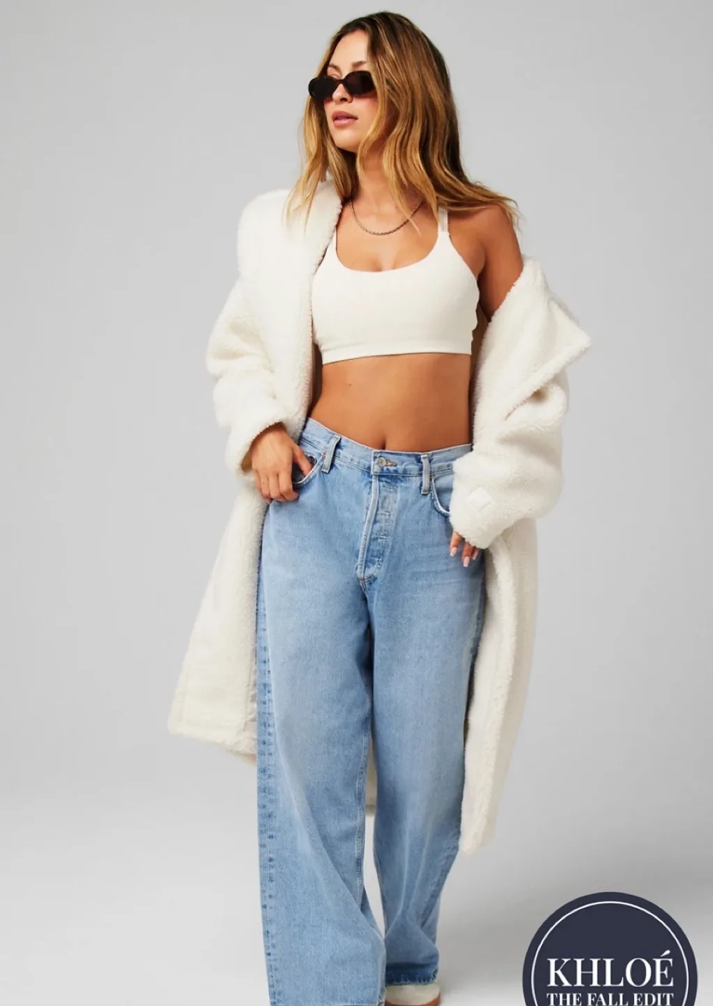 Khloé Good American Teddy Coat image indicator(2)