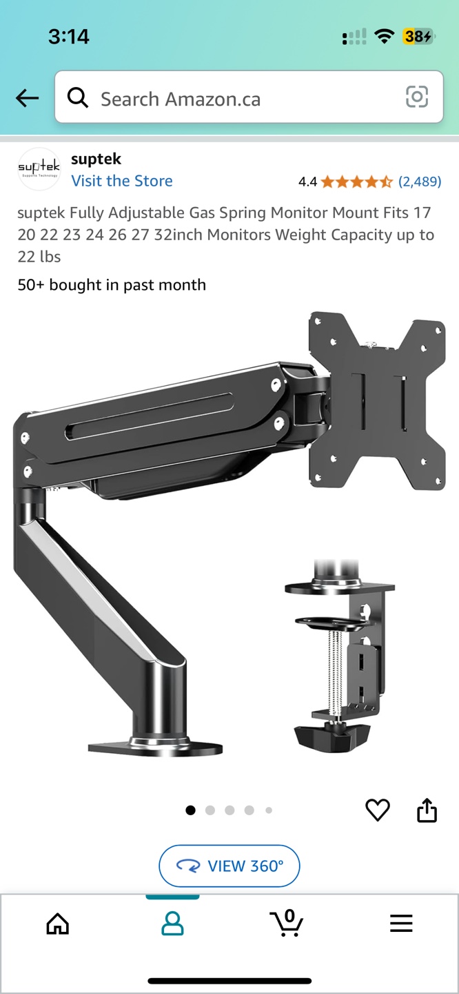 Monitor Desk Mount Arm - photo 3
