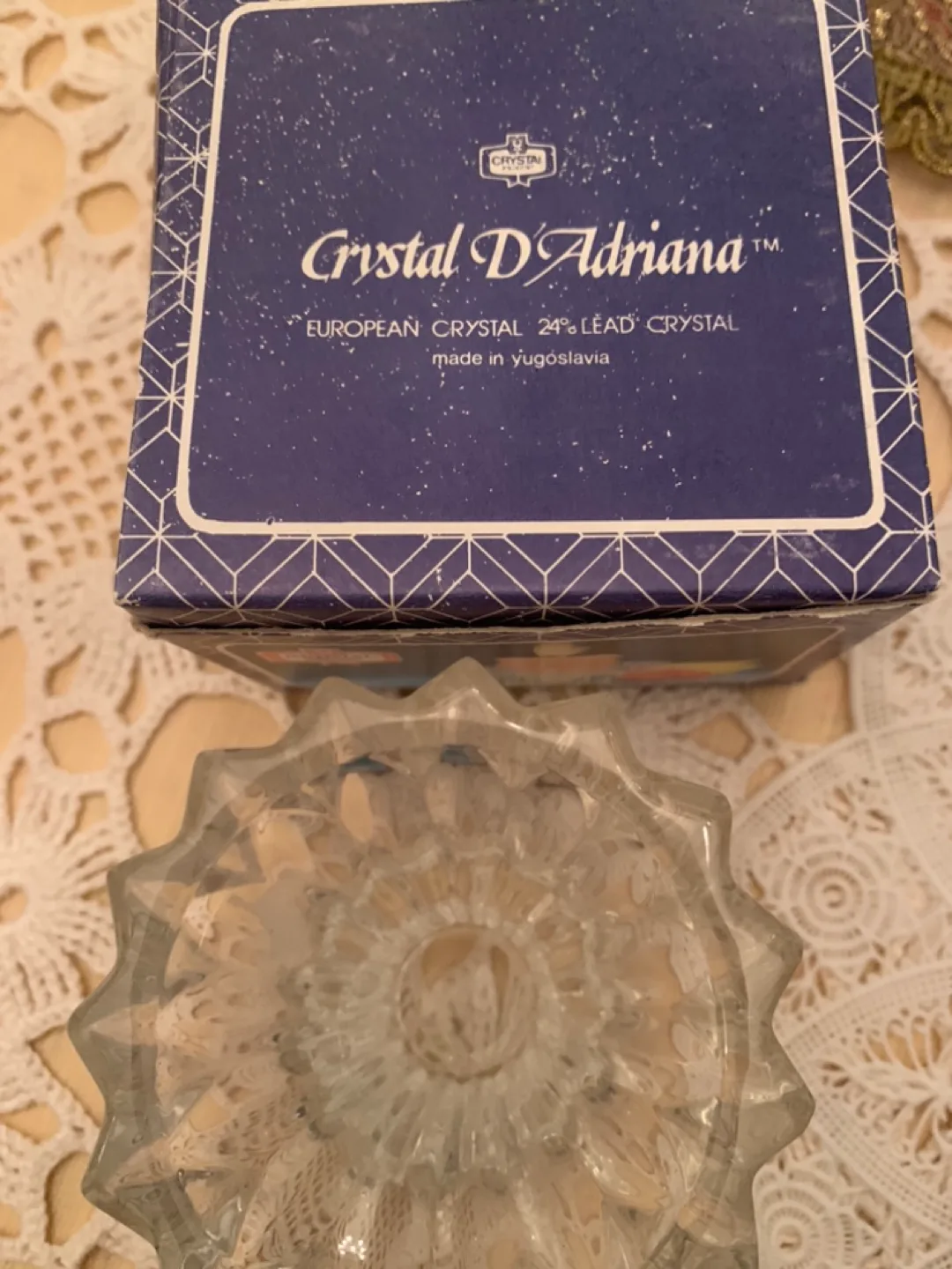 Crystal D'Adriana Candle Holder - NEW image indicator(2)