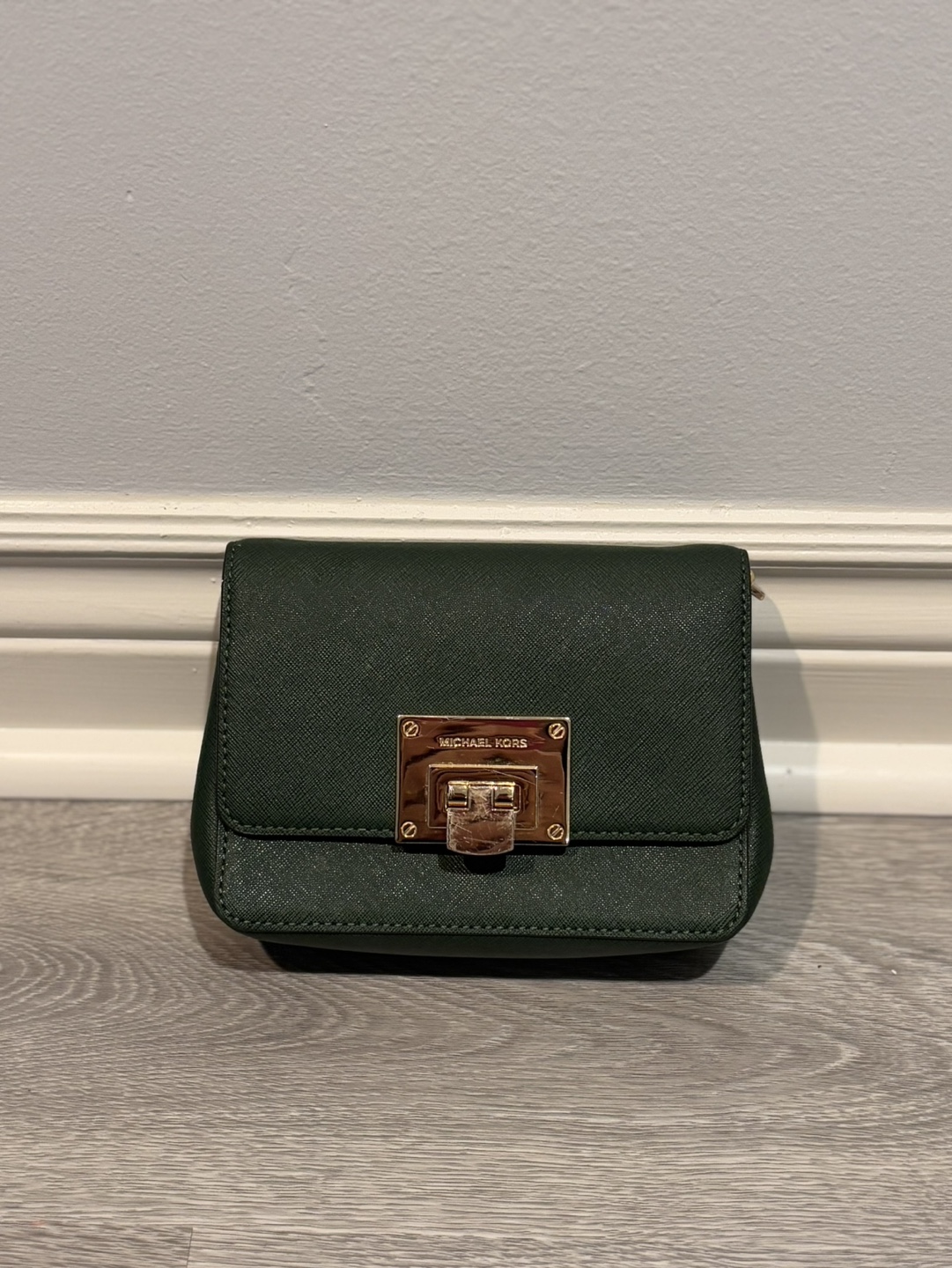 Michael Kors Green Crossbody Bag