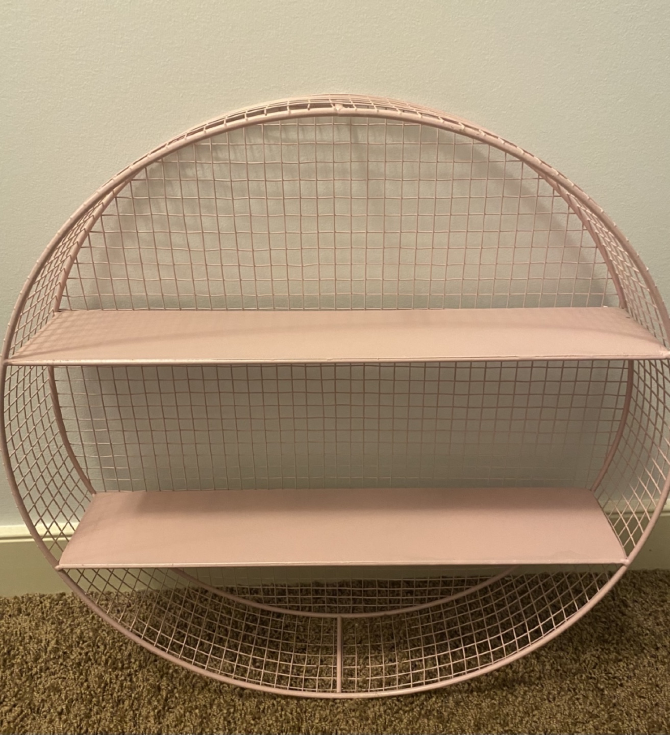 Pink Round Wall Shelf - photo 2