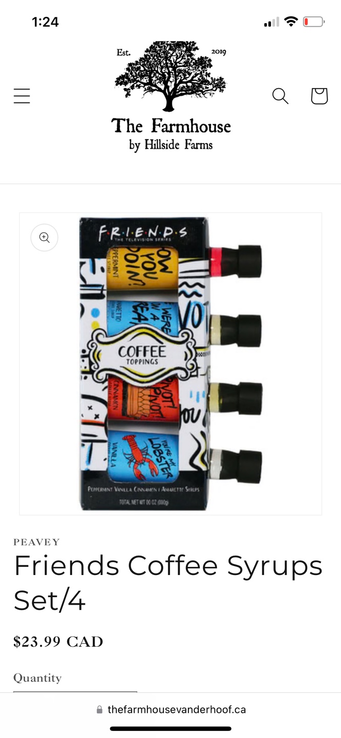 Friends Coffee Syrups - Set of 4 - photo 2