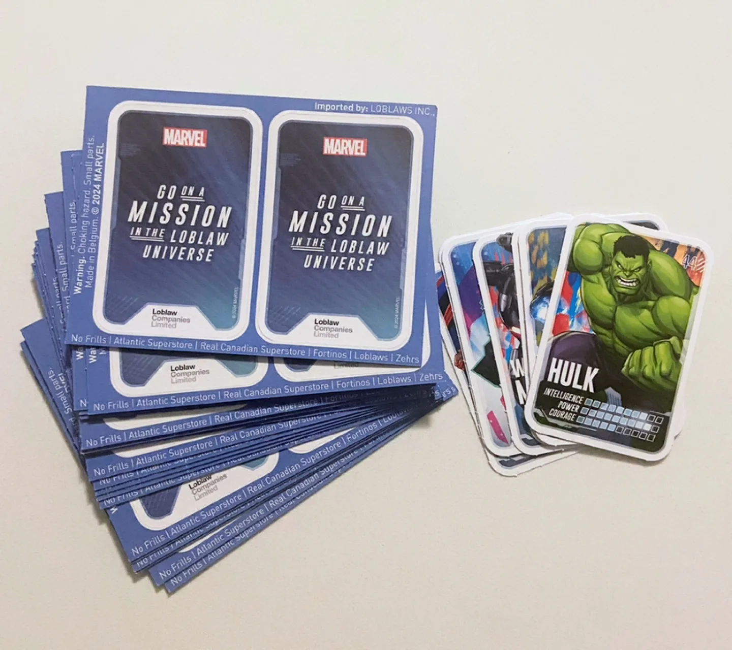 96 Marvel Trading Cards (Loblaws) #freecycle thumbnail