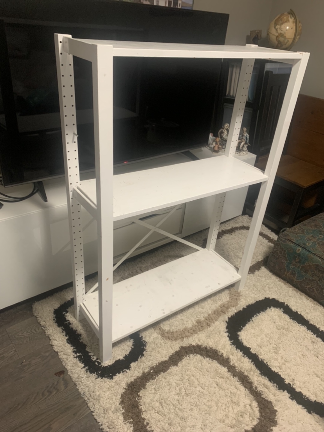 White Shelving Unit by IKEA