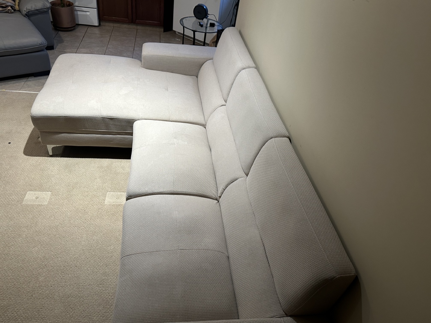 Beige Sectional Sofa - photo 4