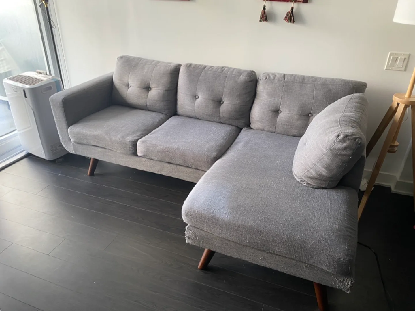Grey Sectional Sofa image indicator(3)