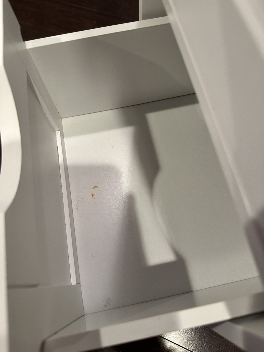 White 4 Drawer Bathroom Cabinet - photo 3