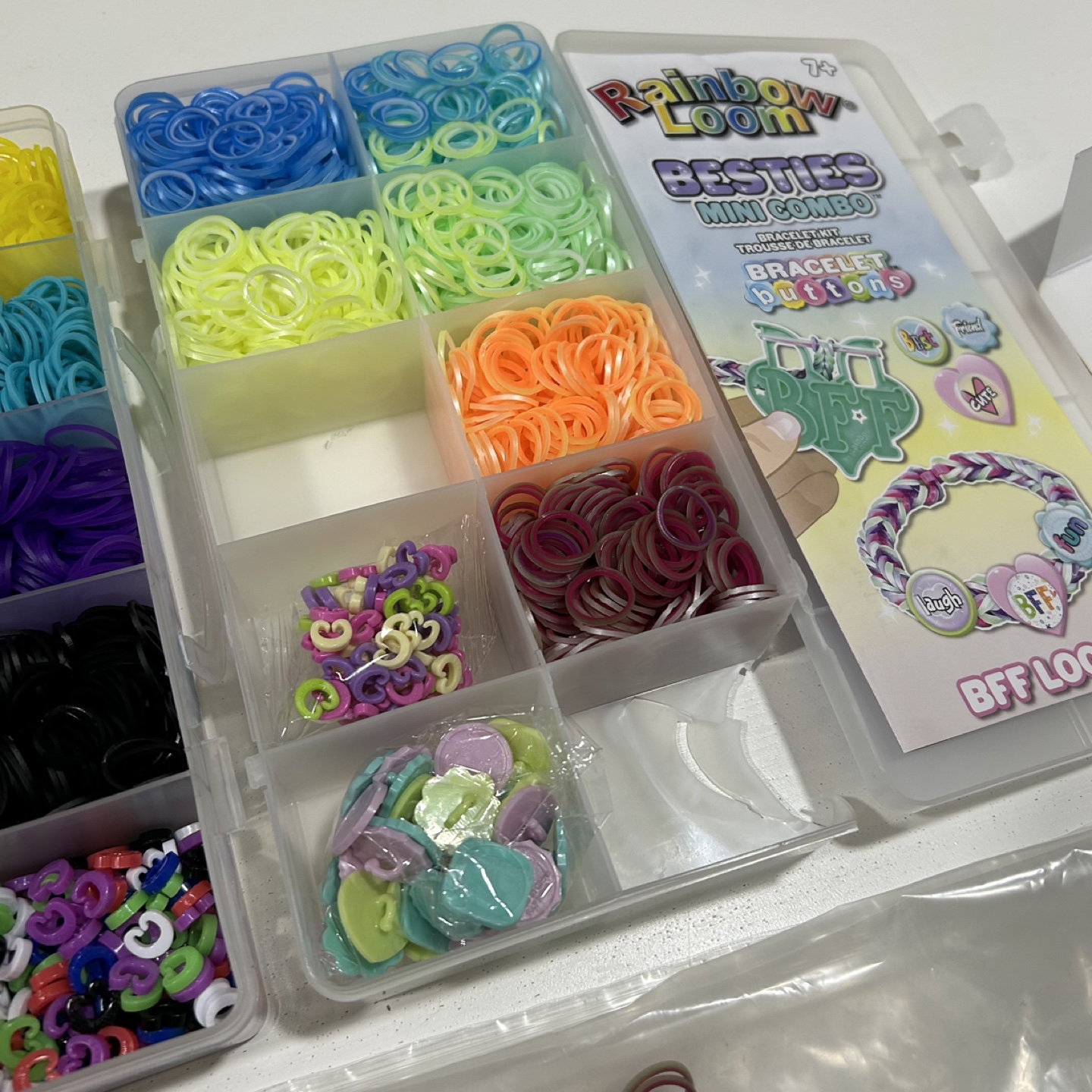 Rainbow Loom Rubber Band Set + Extras - photo 3