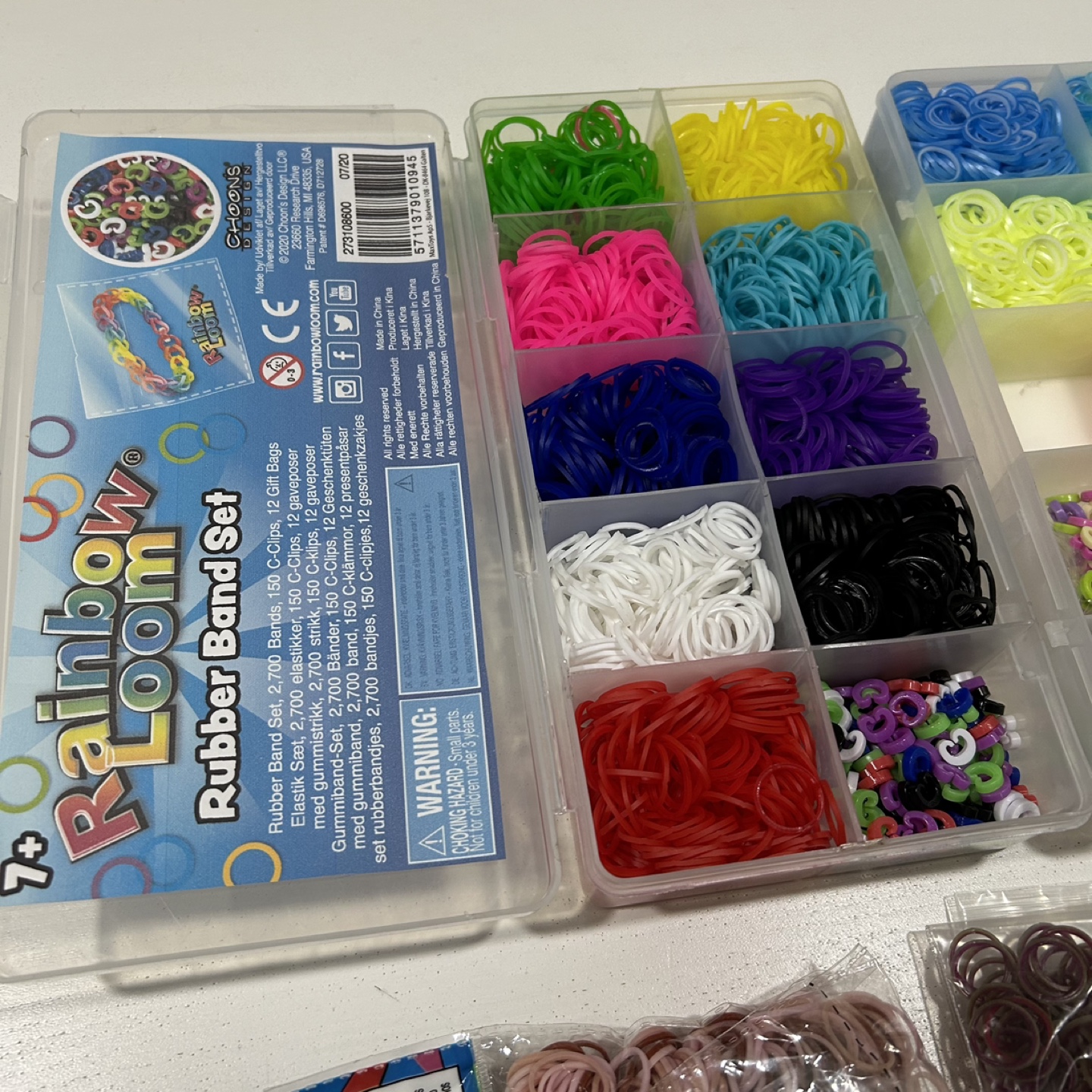 Rainbow Loom Rubber Band Set + Extras - photo 2