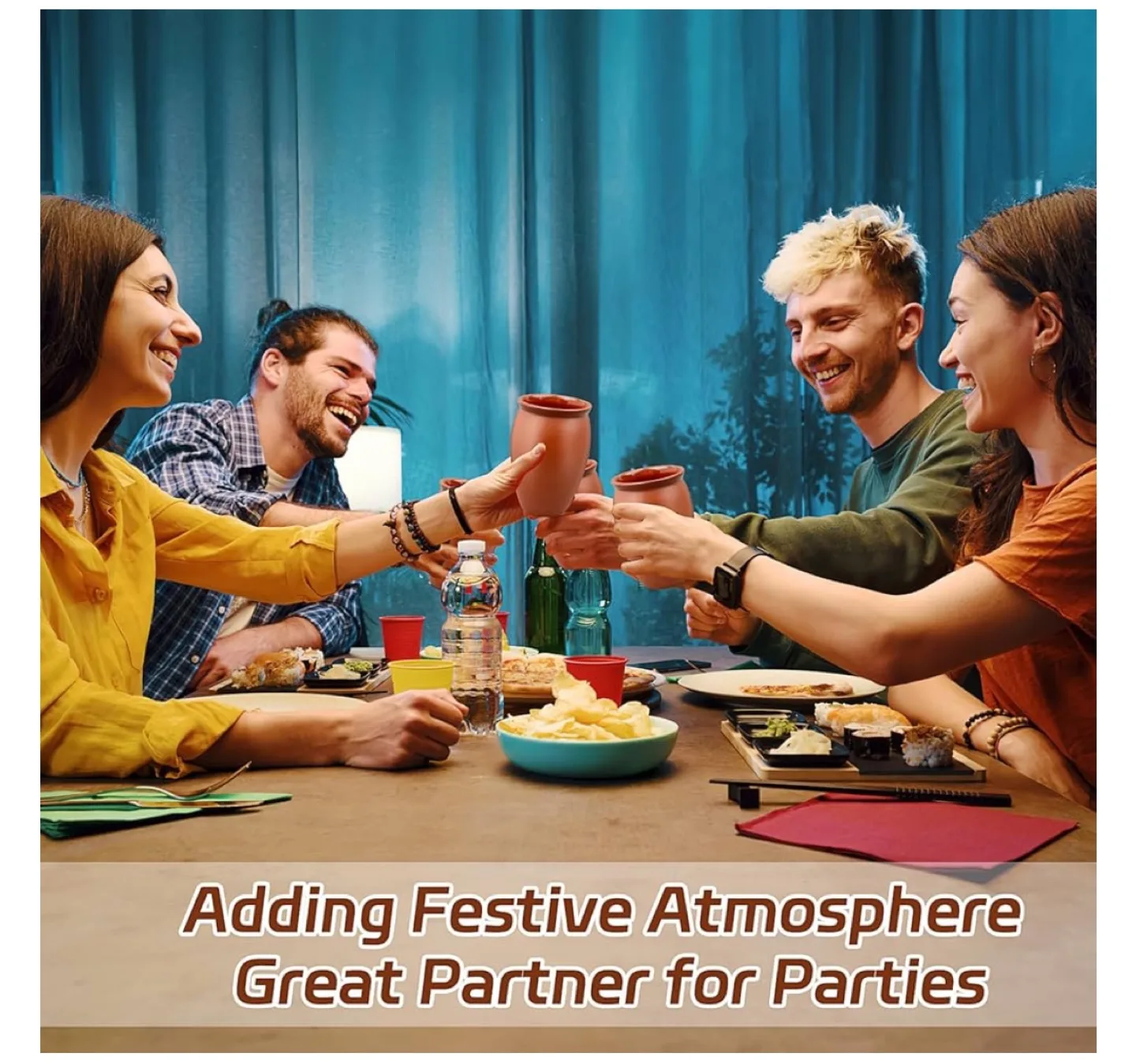 Set of 6 Clay Cups image indicator(6)