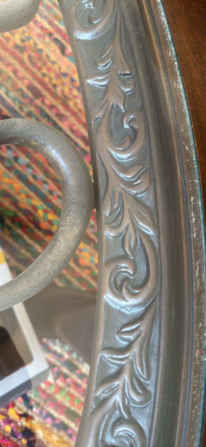 Ornate Glass Top Coffee Table - photo 4
