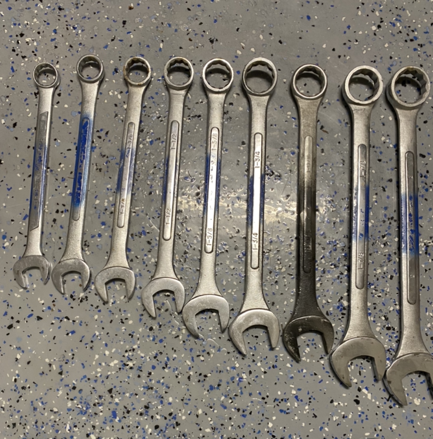 Set of 8 JET Wrenches