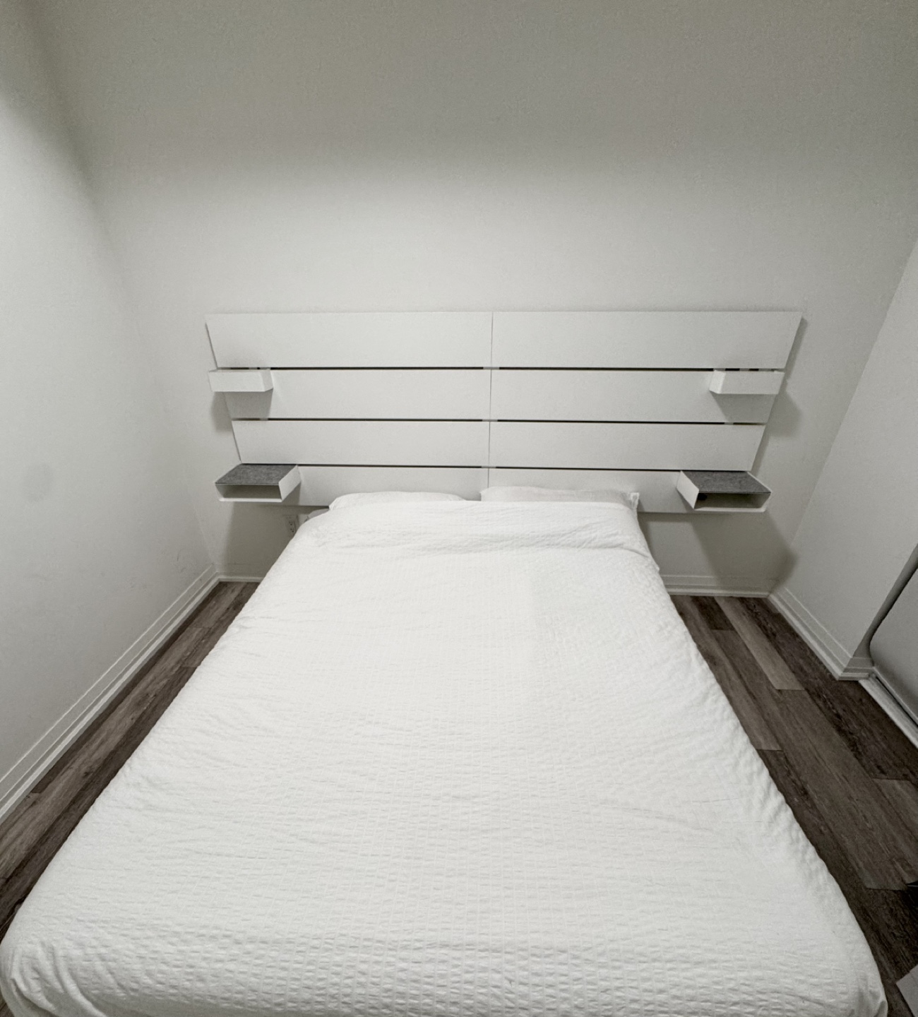 IKEA NORDLI Bed Frame with Headboard, Queen Size, White - photo 2