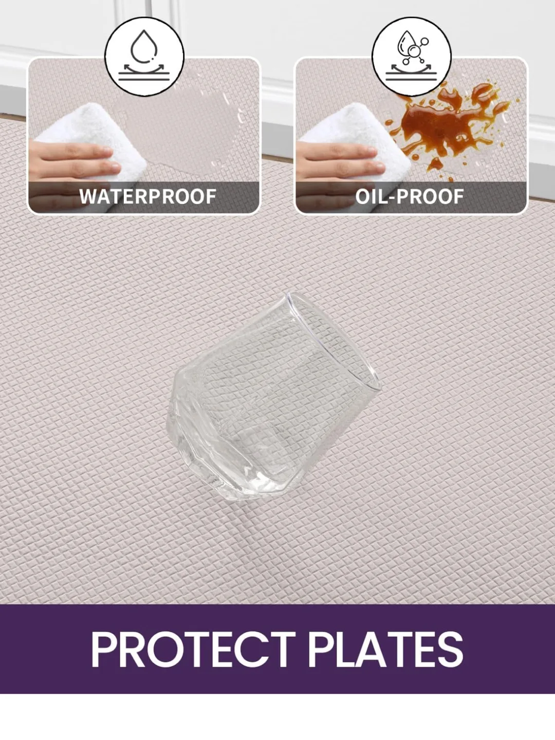 Kitchen Mat, Anti-Fatigue Mat, Waterproof and Oil-Proof image indicator(5)