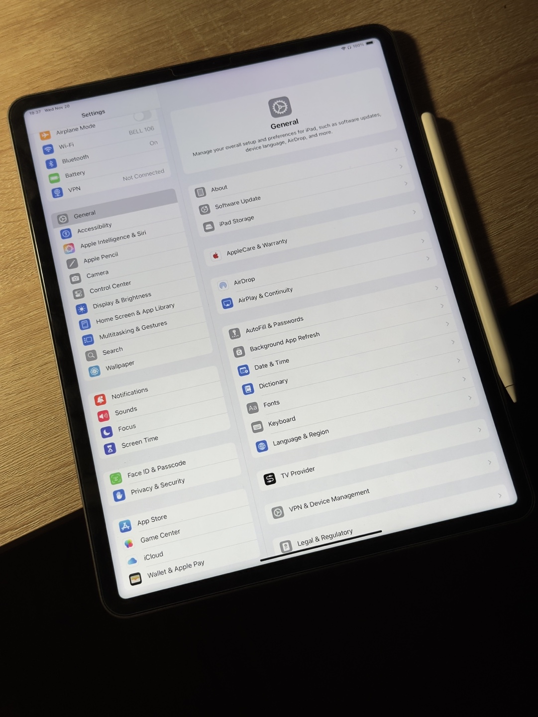 iPad Pro 12.9 5th gen (M1) space grey